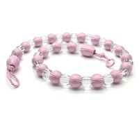 Intimates Crystal Beaded Curtain Tie Back Pair - Blush Pink