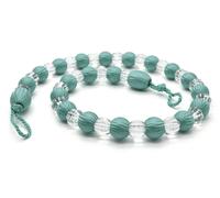 Intimates Crystal Beaded Curtain Tie Back Pair - Duck Egg