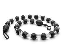 Intimates Crystal Beaded Curtain Tieback Pair - Black