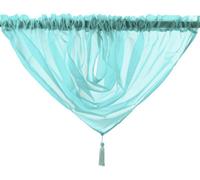 Intimates Duck Egg Riva Plain Sheer Voile Swag 112Cm X 99Cm