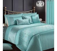Intimates Duck Egg Vera Duvet Cover And Pillowcase Set Super King