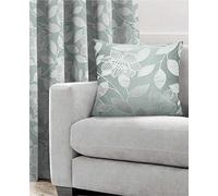 Intimates Jacquard Scatter Cushion Cover matches Floral Curtains (Duck Egg, Cushion Cover: 43 x 43cm)