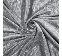 Intimates Luxury Velvet Drapes Ring Top Curtains - Fully Lined, Thermal Perfect For Modern Decor And Sophisticated Style - Silver