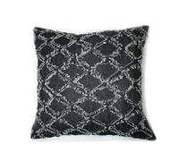Intimates Modern Denim Tuft Cushion - 43cm x 43cm - Grey