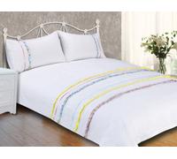 Intimates Modern Style Applique Design Bedroom Decor, Button Enclosure, Easy-Care, Wrinkle-Resistant, Machine Washable - Multicolour
