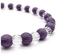 Intimates New CRYSTAL Diamante Curtain Beaded Rope Tie-Back Voile Tiebacks (Aubergine, 4)