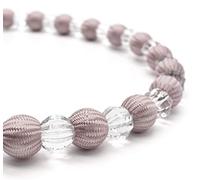 Intimates New CRYSTAL Diamante Curtain Beaded Rope Tie-Back Voile Tiebacks (Blush Pink, 4)