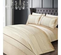 Intimates Pandora Quilted Luxury Bedspread Set - Cream - Double