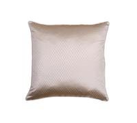 Intimates Premium Satin Luxury Cushion, Zip Closure, Silky Touch - Elegant Design For Modern Chic Home Decor - Cream