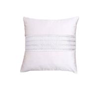Intimates Ritz Diamante Filled Cushion with Sequin Panel in Cream | Size: 43 cm x 43 cm Intimates Cream 43 cm x 43 cm