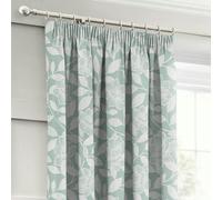 Intimates Serena Pencil Pleat Curtains - 117cm x 182cm - Duck Egg