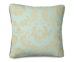 Intimates Traditional Damask Jacquard Cushion - 43cm x 43cm - Duck Egg