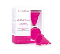 Intimina Lily Cup Compact Size B - Small Menstrual Cup with Flat-fold Compact Design