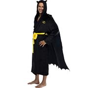 INTIMO DC Comics Adult Batman Plush Fleece Hooded Costume Robe 2X/3X