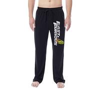 INTIMO Fast & Furious Mens' Action Movie Film Title Logo Sleep Pajama Pants