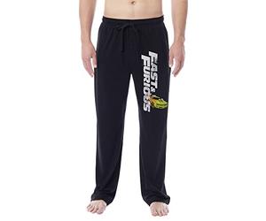 INTIMO Fast & Furious Mens' Action Movie Film Title Logo Sleep Pajama Pants