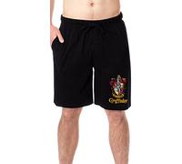 INTIMO Harry Potter Mens' Hogwarts All Houses Sleep Pajama Shorts, Gryffindor, M