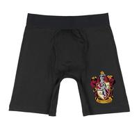 INTIMO Harry Potter Men's Hogwarts Houses Crests Boxer Briefs Underwear Lounge Casual, Red, XXL