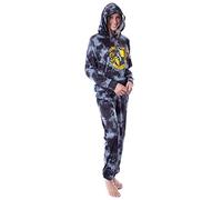 INTIMO Harry Potter Womens' Hogwarts Houses Tie Dye Hooded Jogger Set-Hufflepuff (XX-Large)