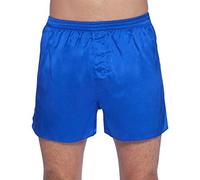 INTIMO mensClassic Silk Boxers Boxer Shorts - Blue - M