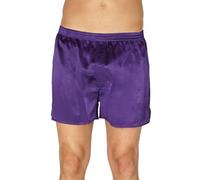 INTIMO mensClassic Silk Boxers Boxer Shorts - Purple - XL