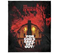 INTIMO MGM The Amityville Horror Blanket - Horror Movie Poster Plush Throw Blanket 50" x 60" for Sofa Couch Bed Dorm
