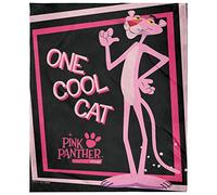 INTIMO MGM The Pink Panther Cool Cat Super Soft and Cuddly Plush Fleece Throw Blanket