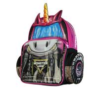 INTIMO Monster Jam Backpack Sparkle Smash 3D Truck Bookbag 16"