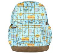 INTIMO Nickelodeon SpongeBob SquarePants Backpack Plankton Chum Bucket Patties 16" Laptop School Bag Faux Leather Bottom Bookbag