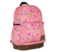 INTIMO Nickelodeon SpongeBob SquarePants Patrick Star School Travel Backpack With Faux Leather Bottom