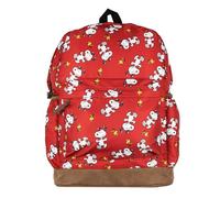 INTIMO Peanuts Backpack Snoopy & Woodstock Dancing Friends All-Over Design 16" Book Bag