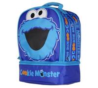 INTIMO Sesame Street Cookie Monster Dual-Compartment Insulated Lunch Box Bag Tote