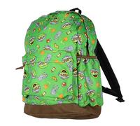 INTIMO Sesame Street Oscar The Grouch Backpack All-Over Design Tote with Adjustable Straps 16"