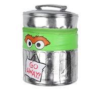 INTIMO Sesame Street Oscar the Grouch Go Away! Trash Shaped Insulated Lunch Box Bag Tote 10"