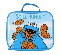 INTIMO Sesame Street Still Hungry Cookie Monster All Over Insulated Lunch Box Bag Tote 10"