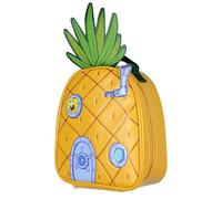 INTIMO SpongeBob SquarePants Pineapple Under The Sea Shaped Insulated Lunch Box Bag Tote 10"