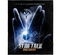 INTIMO Star Trek Discovery Edge of The Universe Burnham Poster Design Silk Touch Fleece Plush Throw Blanket