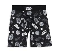 INTIMO Star Wars Mens' Death Star Millennium Falcon Tag-Free Boxers Underwear Boxer Briefs For Adults, Black, S