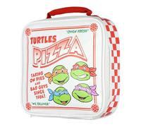 INTIMO TMNT Lunch Box Nickelodeon Teenage Mutant Ninja Turtles Oven Fresh Turtles Pizza Box Lunch Bag Tote 9"