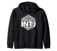 INTJ Architect Funny Introvert Personality Relationship Zip Hoodie