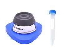 INTLLAB Lab Vortex Mixer, Touch Function Lab Vortexer, Tattoo Ink, Gel Polish, Eyelash Adhesives, Acylic Paints, Test Tubes and Centrifuge Tubes 15mL
