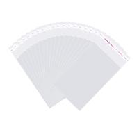 INTLMATE 100 Pcs Clear Resealable Cellophane Bag Self Sealed Small Cellophane Bags for Cookie, Gifts, Sweet, Jewelry,Soaps and Candle(3.1''x 5.1''(8x13cm))