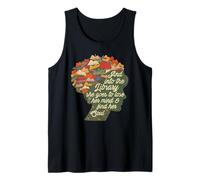 Into Library I go to Lose My Mind & find My Soul -Book Lover Tank Top