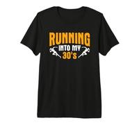 Into My 30s Marathon Track Runner Running Premium T-Shirt