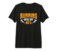 Into My 60s Marathon Track Runner Running Premium T-Shirt