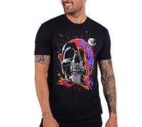 INTO THE AM Men's Graphic Tees - Novelty Graphic T-Shirts, Cosmic Melt, Medium