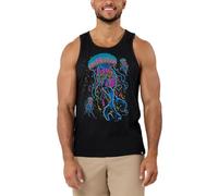 INTO THE AM Premium Graphic Tank Tops for Men - Summer Beach Men's Tanks S - 2XL, Luminance, Medium