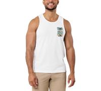 INTO THE AM Premium Graphic Tank Tops for Men - Summer Beach Men's Tanks S - 2XL, Pineapple Paradise, S