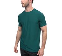 INTO THE AM Premium Workout Shirts for Men - Ultra-Lightweight Athletic Gym Tees S - 4XL, Non-branded - Teal, Medium