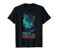 INTO The Forest I GO - Nature Lover Wolf T-Shirt